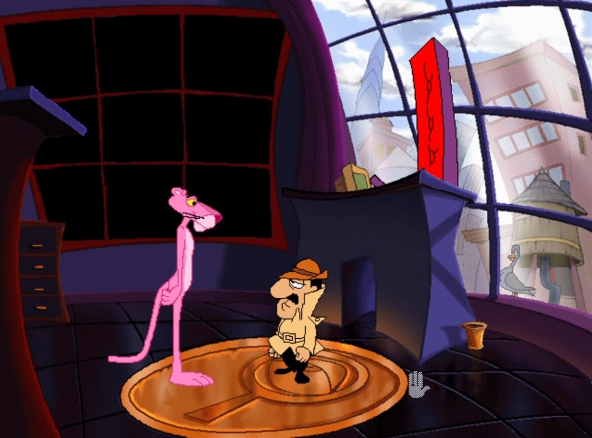 The Pink Panther Passport to Peril - геймплей игры Windows